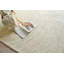 Entro Hand Tufted New Zealand Wool Cream/Cream Area Rug-1846283318