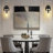 1-Light Solid Brass Armed Sconce with Clear Cylinder Glass (Bulb Included)-1257964414