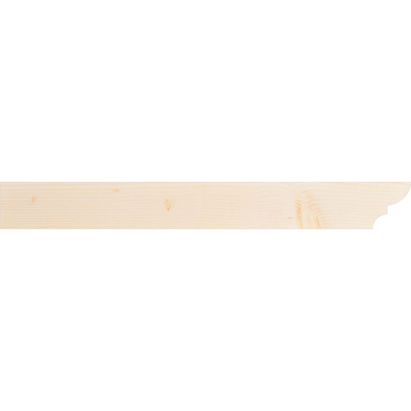 Queue de chevron lisse Ridgewood, Sapin de Douglas, H 6 po x l 3 1/2 po x L 48 po