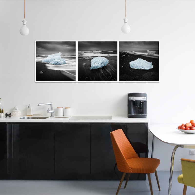 « islandais ice », impression sur toile, H 24 po x l 72 po x P 1,5 po