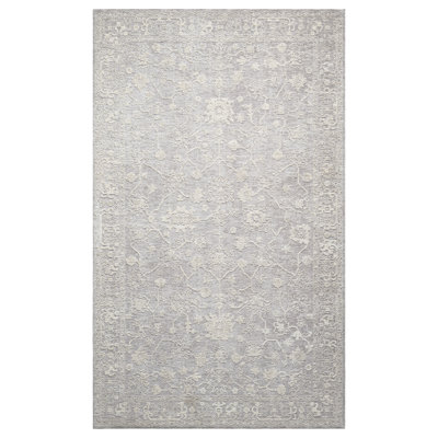 Tapis floral en polyester Mulay