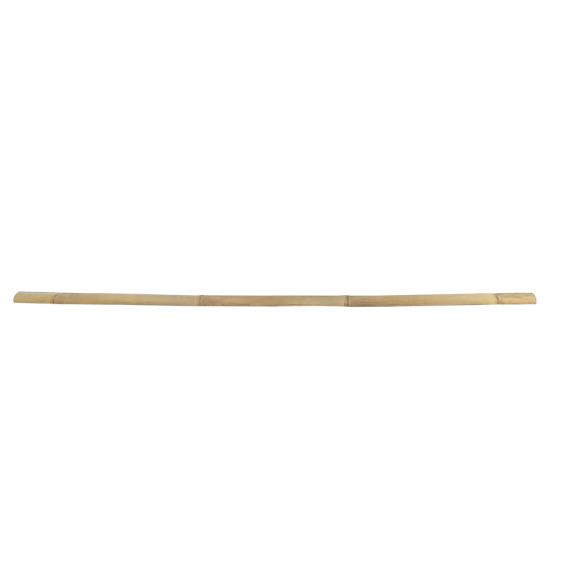 Capuchon / dessus de poteau en bambou brun clair MGP, H 72 po x l 1,5 po x P 2 po