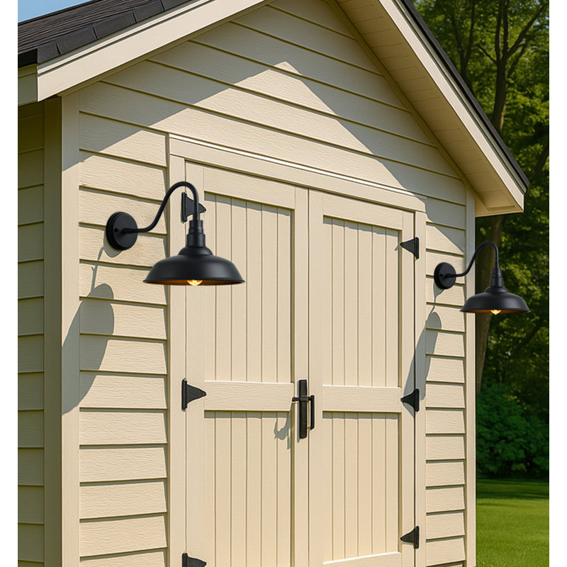 Outdoor Barn Light, 14" H x 14" W x 20" D