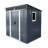 Outdoor Metal Storage Shed with Window and Transparent plate-108284808-113816594