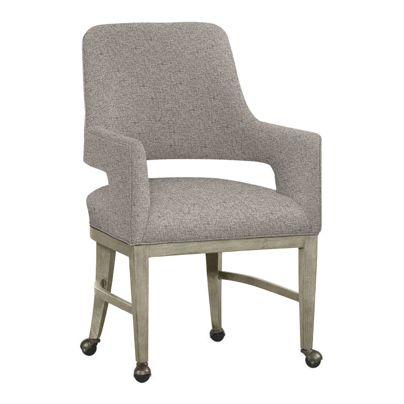Josie Arm Chair, Almond Buff, Pewter (9953 65)