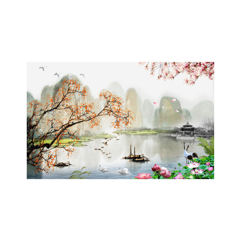Chic Printed Soft Pile Rug Featuring Intricate Floral Design Ideal for Adding an Artistic Touch to Your Home Decor