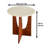 Elegant Round Travertine Texture Side Table – 21.2” Stone End Table, Modern Design, Durable, Minimalist