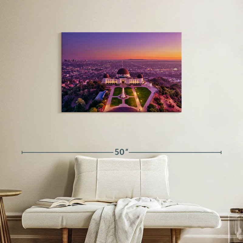 Sireci Griffith Observatory, 24" H x 36" W