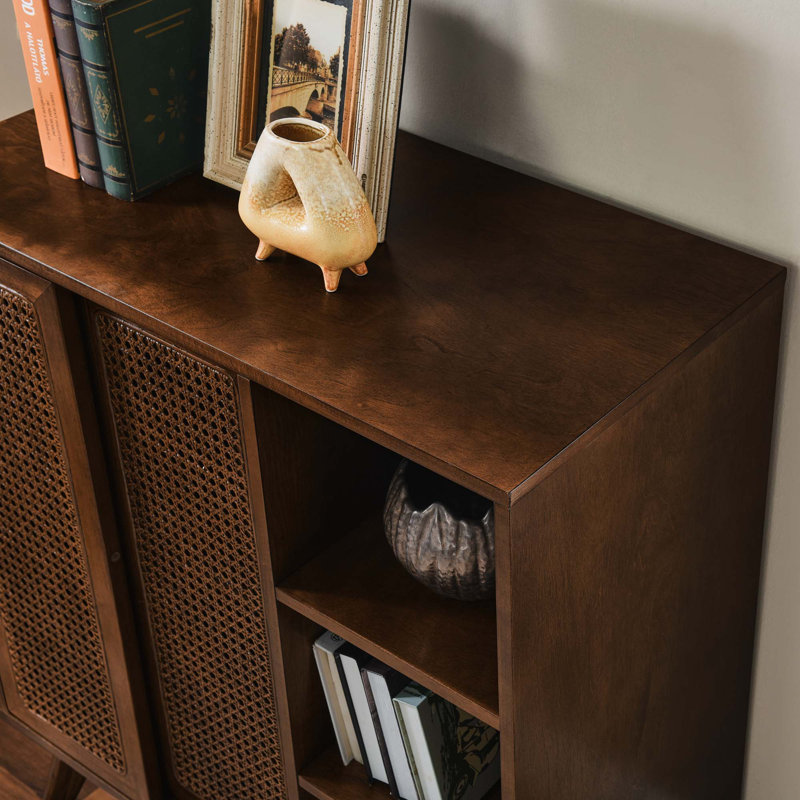 Buffet Mid-Century, Bois foncé