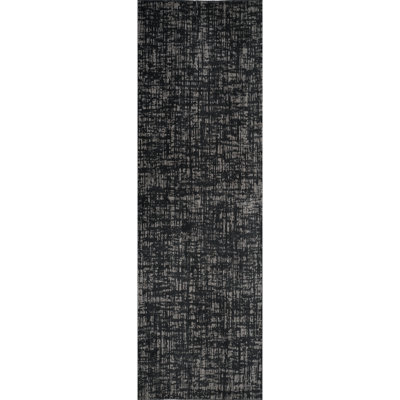 Machine Washable Frances Gray/Black Rug
