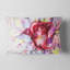 Coussin lombaire rose floral