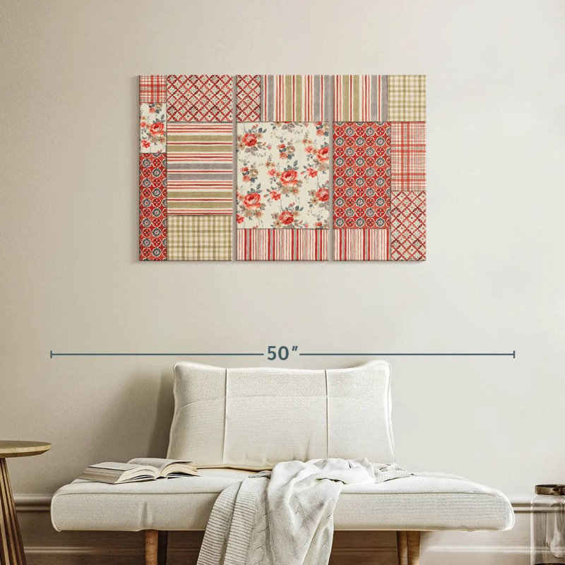 Kerner Farm Patchwork III, 24" H x 38" W
