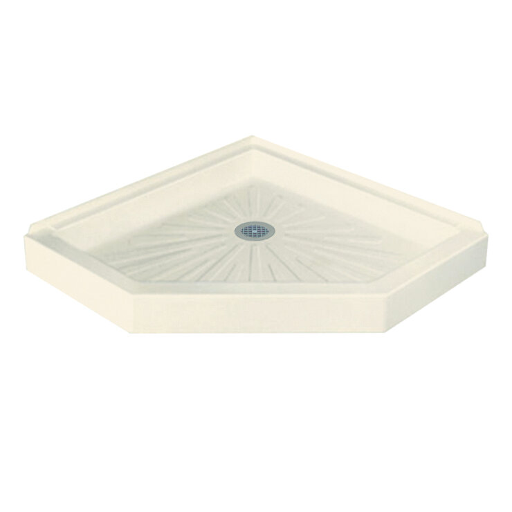 E.L. Mustee & Son Durabase 36'' W 36'' D Square Single Shower Base