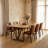 Live Edge Solid Wood Dining Table, Handcrafted Chestnut, 72"-720803651-719916048