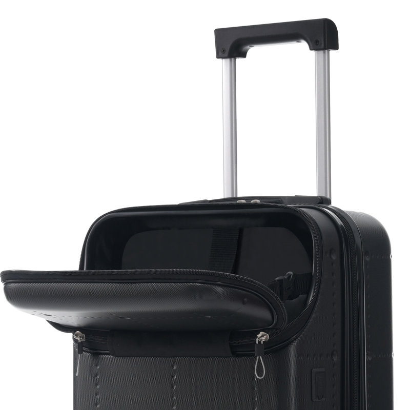 Ensemble de 5 valises avec sacs Hardside, Noir