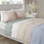 3 pièces de courtepointe très grand / très grand - rosé, bords festonnés, surface en microfibre douce, rembourrage en coton, bordure rosée lavable à la machine, microfibre, 90% coton, odeur-129948331-129948335
