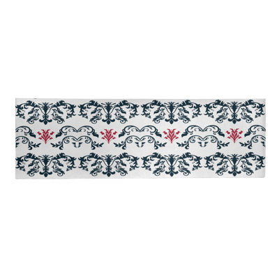 Tapis de couloir blanc