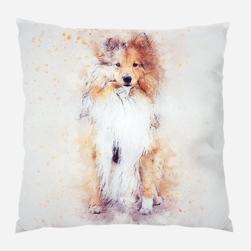 Coussin pour chien Dougan, Microsuède, Intérieur