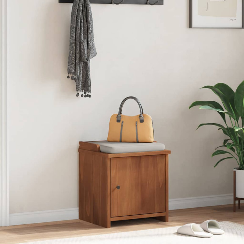 Sydalee Shoe Storage Cabinet, Acacia