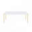 Gold Finish Coffee Table
