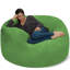 Fauteuil à billes: fauteuil à billes rembourré en mousse à mémoire de forme de 5 pi avec housse amovible et lavable à la machine - Fauteuil à billes avec housse en microfibre douce - Couleurs et tissus-21304708