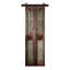 36 po X 84 po Porte de grange coulissante pliable en bois de pin rustique à deux tons avec trousse de quincaillerie Rustic Dark-126535943-126535945