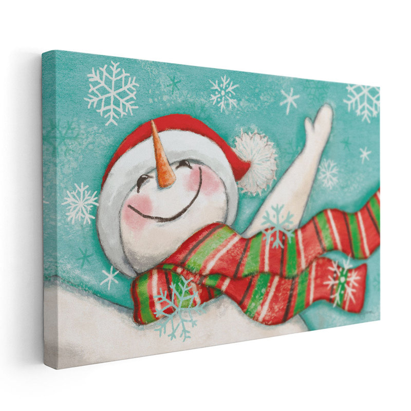 «Let it Snow I Eyes Open», reproduction d'art sur toile, H 20 po x l 30 po