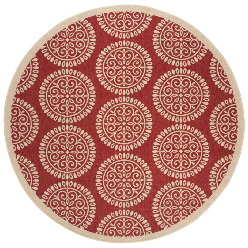 Tapis intérieur / extérieur Burnell Performance, Rond 6 pi 7 po