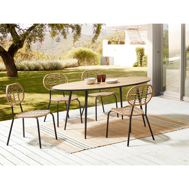 Aareona Stacking Patio Dining Side Chair