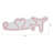 Flexible LED Neon Strip Light, Pink, 8.1 x 22.2 inches | Waterproof IP67, PVC Foam Template, 12V 4A Adaptor | Perfect for Home Decor, Parties, & Events | Energy Efficient, Easy Installation, Long-Lasting-871431619