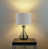 Antique Brass Base/Cream Shade selected
