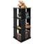 Bibliothèque en coin à 3 niveaux: H 38,19 po x l 15,75 po / 4 niveaux: H 50 po x l 15,75 po-2140742733-2140742732