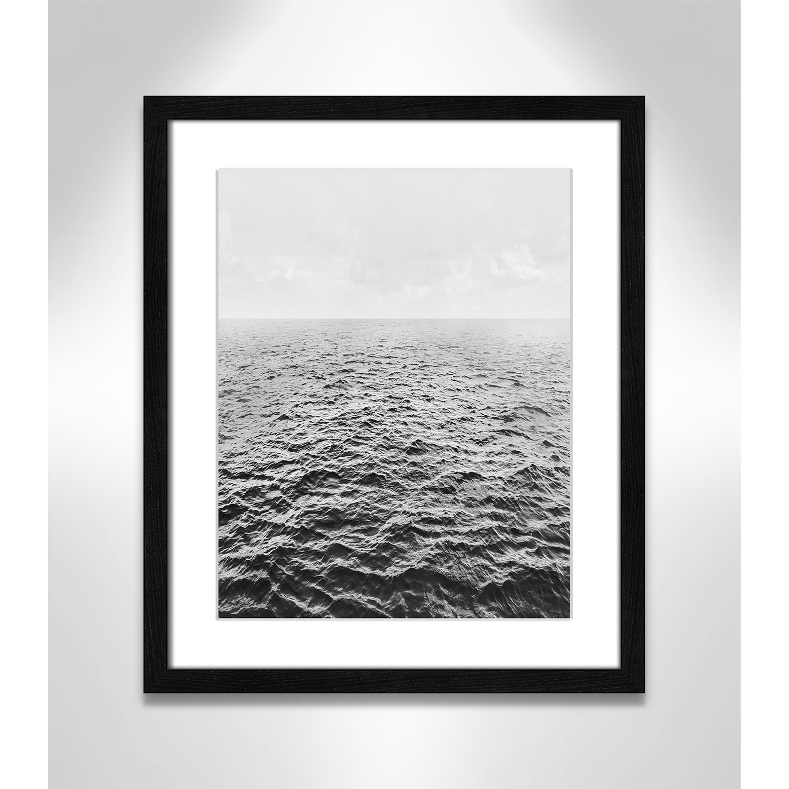 Anali "Rolling in" Print by Mike Calascibetta, 16" W x 19" H x 0.75" D, Black Wood Grain