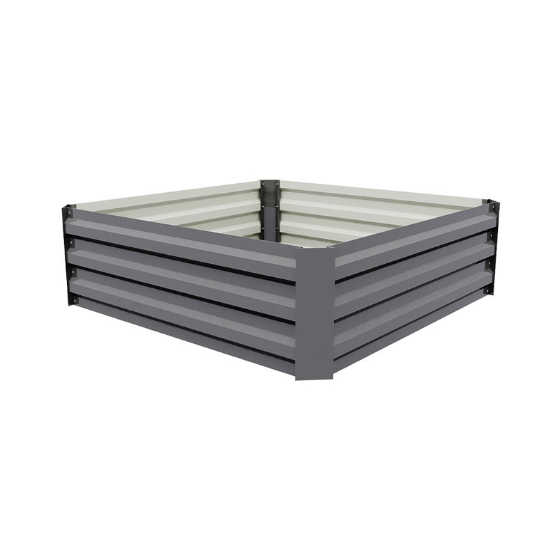 Planter Box, 30cm H x 100cm W x 100cm D, Grey
