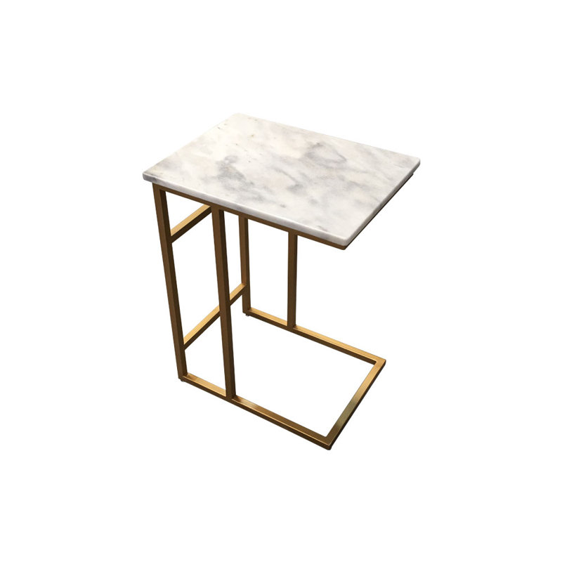 Altia Frame End Table, Grey
