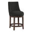 Vesper Upholstered Stool with Solid Wood Frame-1203505032-1203505040
