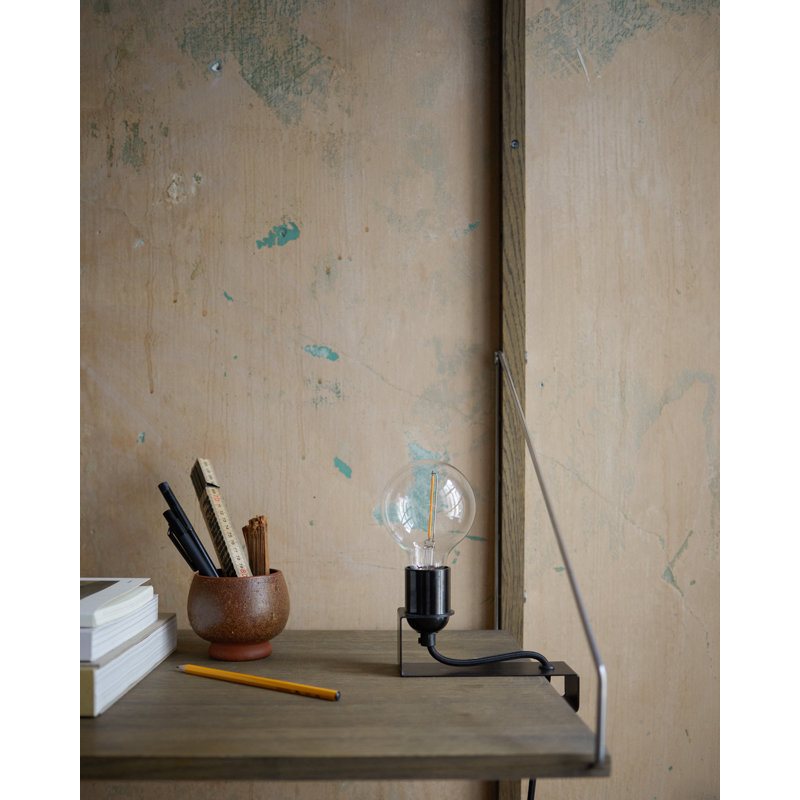 4.3'' Black Table Lamp