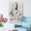 Cracked Acoustic Guitar - Wrapped Canvas Painting-56640459