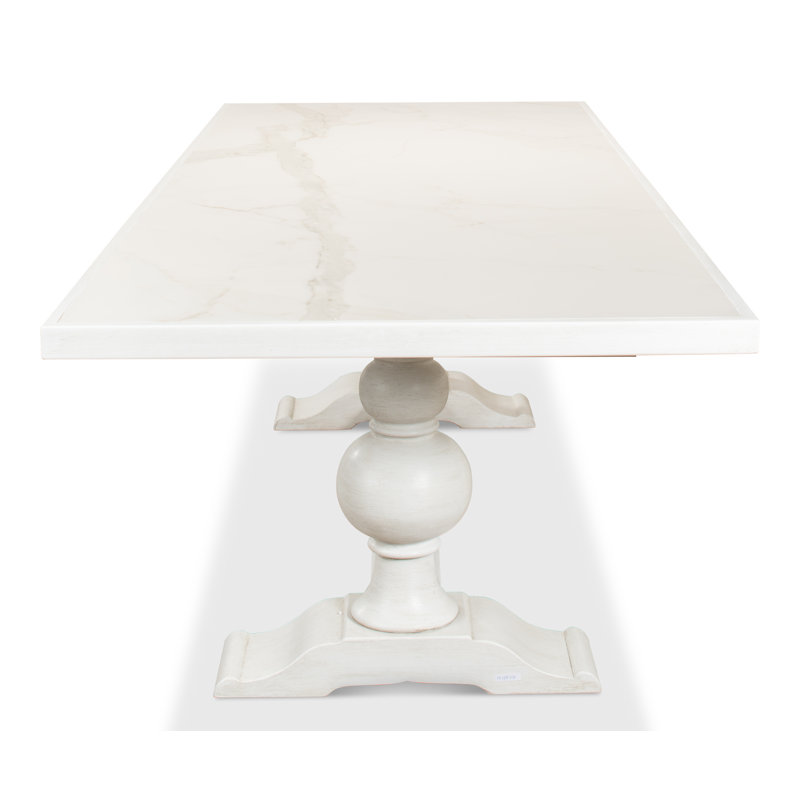 Dining Table, White, White