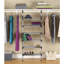 Système d'organisation à 6 tablettes - Maximiseur de garde-robe réglable