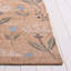 Jute / sisal tissé à la main Biella Safran; Chenille Tapis d'intérieur floral en coton-1083655723