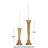 11.4'' H Iron Tabletop Pillar