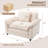 Chenille Oversized Accent Armchair-1387783659