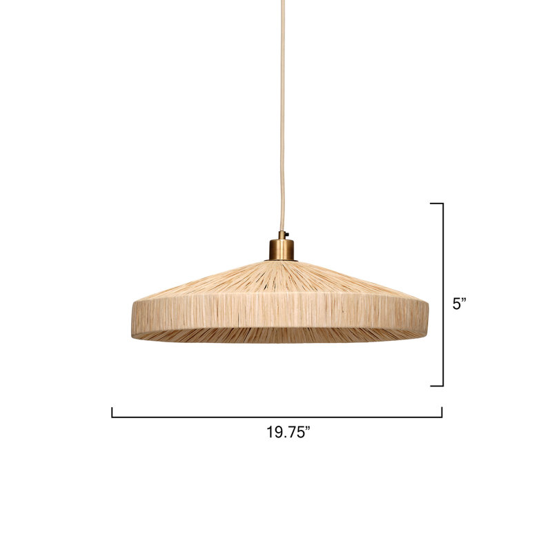 Parasol 1 - Light Pendant, Natural