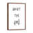 Classic Brown Wood Framed