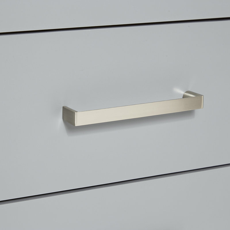 Ensemble de meuble-lavabo double 73 po Abby, Gris, Quartz blanc, Rectangulaire