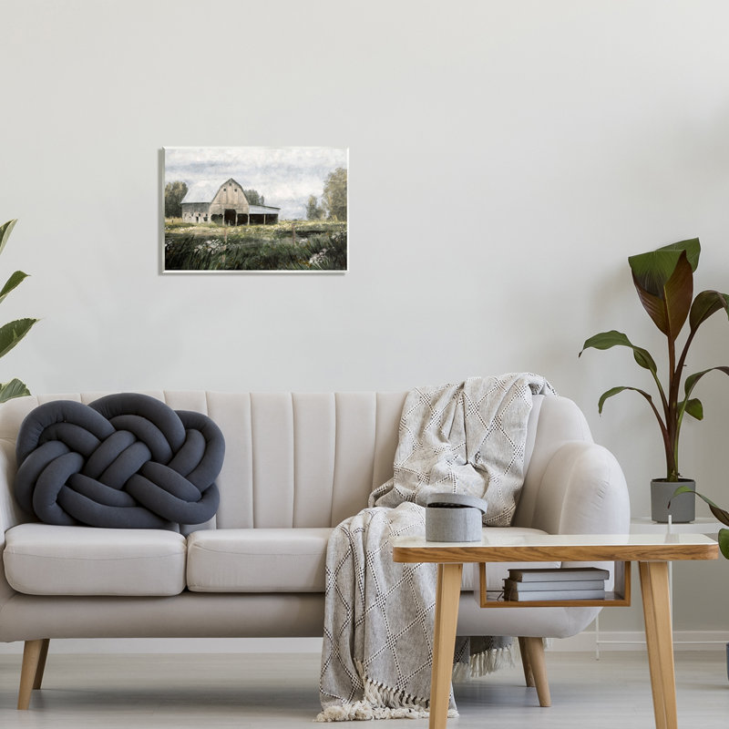 «Country Farmhouse Barn Meadow» par Nina Blue, H 13 po x l 19 po x P 0,5 po, Mdf