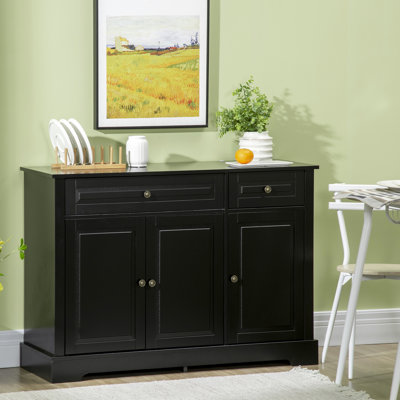 Accent Cabinet with 2 Drawers and Adjustable Shelves