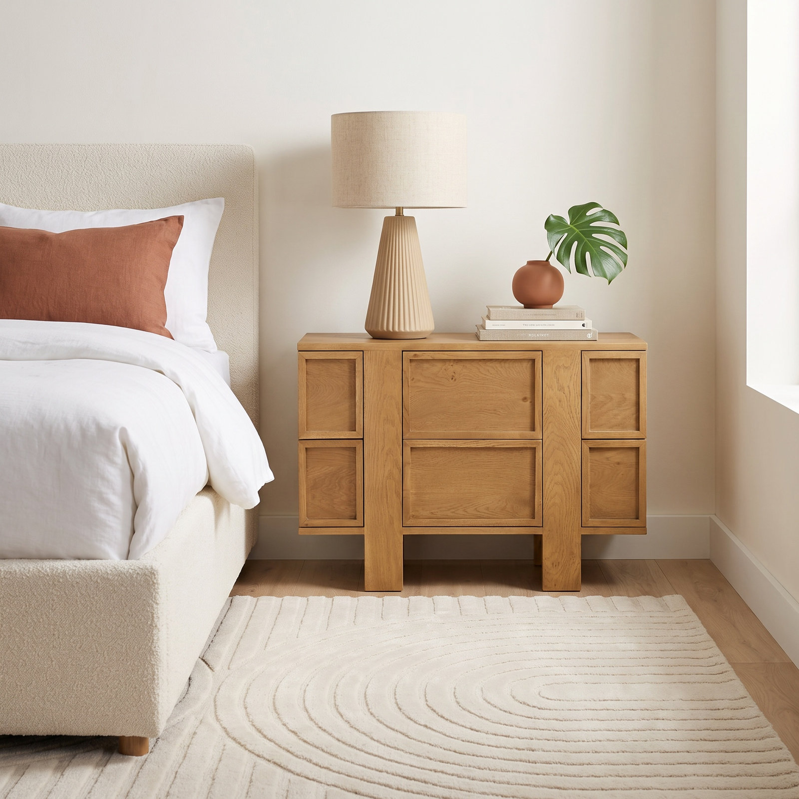 Torleif Oak Nightstand