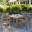 Wainscott Outdoor Square Teak Dining Table-21854525